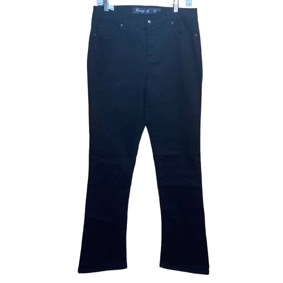 Emily B Black Bootcut Jeans Size 10 - Picture 1 of 7